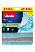 VILEDA Pro Clean mikroszálas törlőkendő 2+1 db Kép